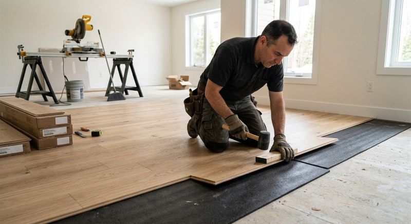 Engineered Wood Installation in Worcester, MA