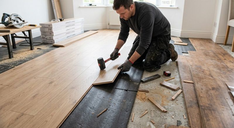 Laminate Floor Installation in Sutton, MA