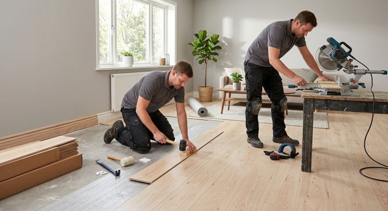 Laminate Floor Installation in Whitinsville, MA