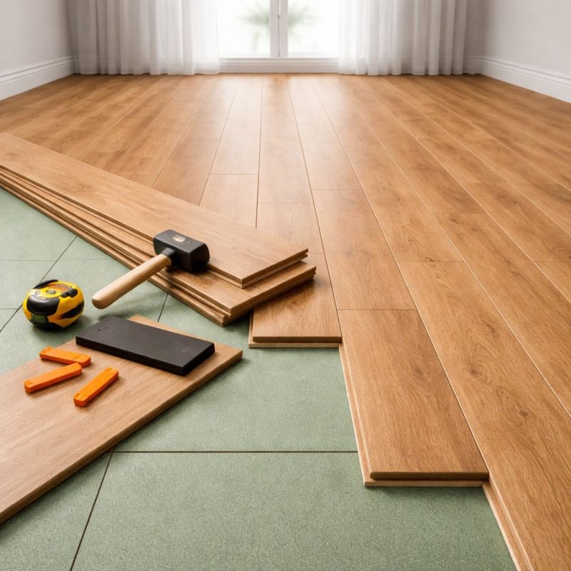 Laminate Floor Remodeling in Worcester, MA