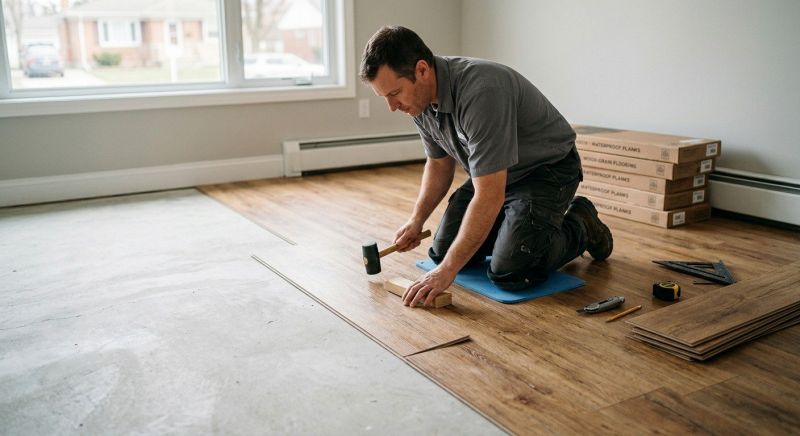 Linoleum Floor Installation in Blackstone, MA