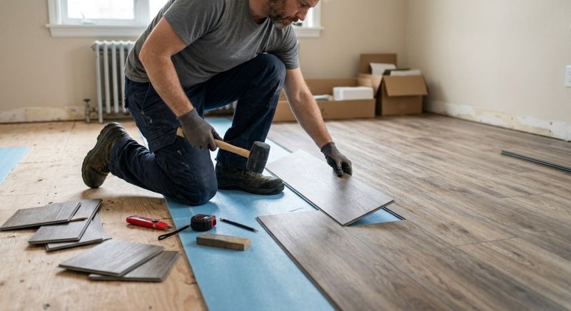 Linoleum Floor Installation in Hopkinton, MA