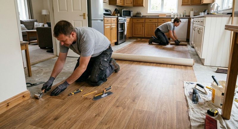 Linoleum Floor Installation in Worcester, MA