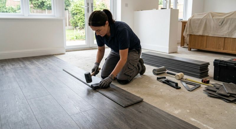 Luxury Vinyl Tile Installation in Lunenburg, MA