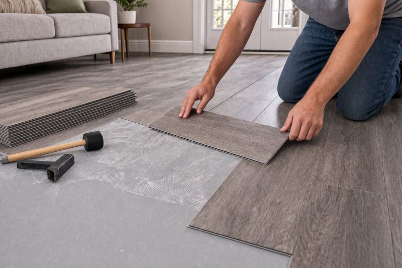 Luxury Vinyl Tile Installation in Northborough, MA