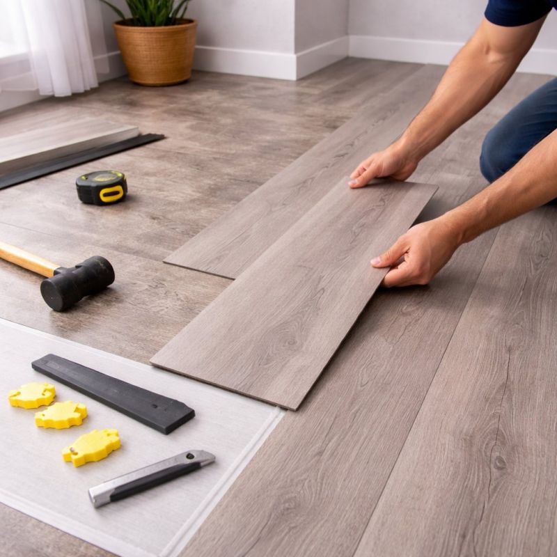 Luxury Vinyl Tile Installation in Wayland, MA