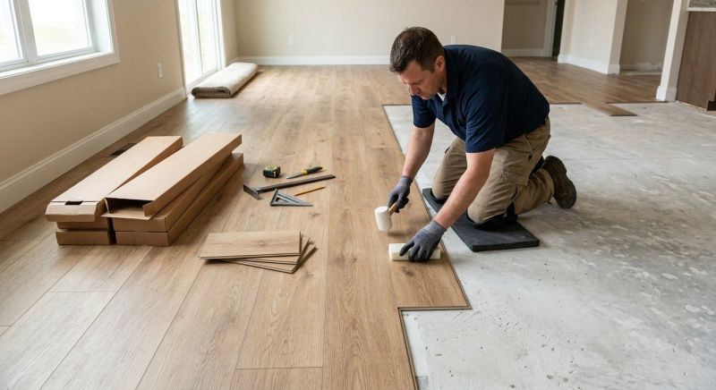 Lvt Flooring Installation in Rutland, MA
