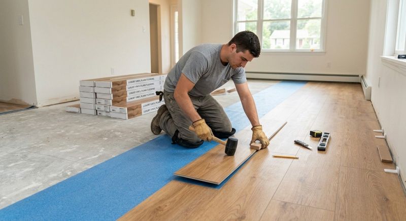 Lvt Flooring Installation in Wayland, MA