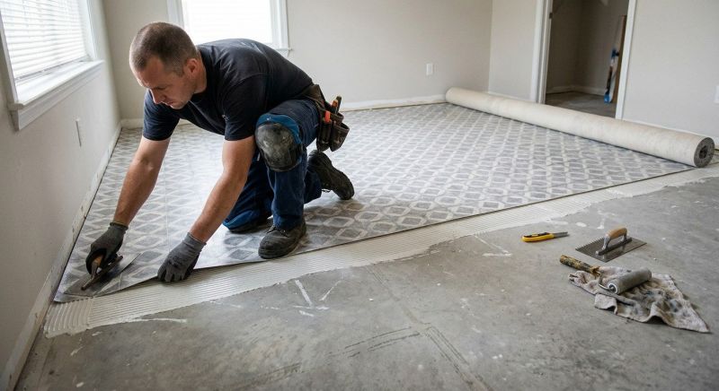 Sheet Flooring Installation in Shirley, MA