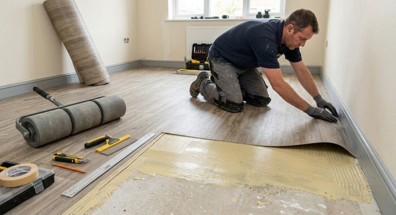 Sheet Flooring Installation in Sutton, MA