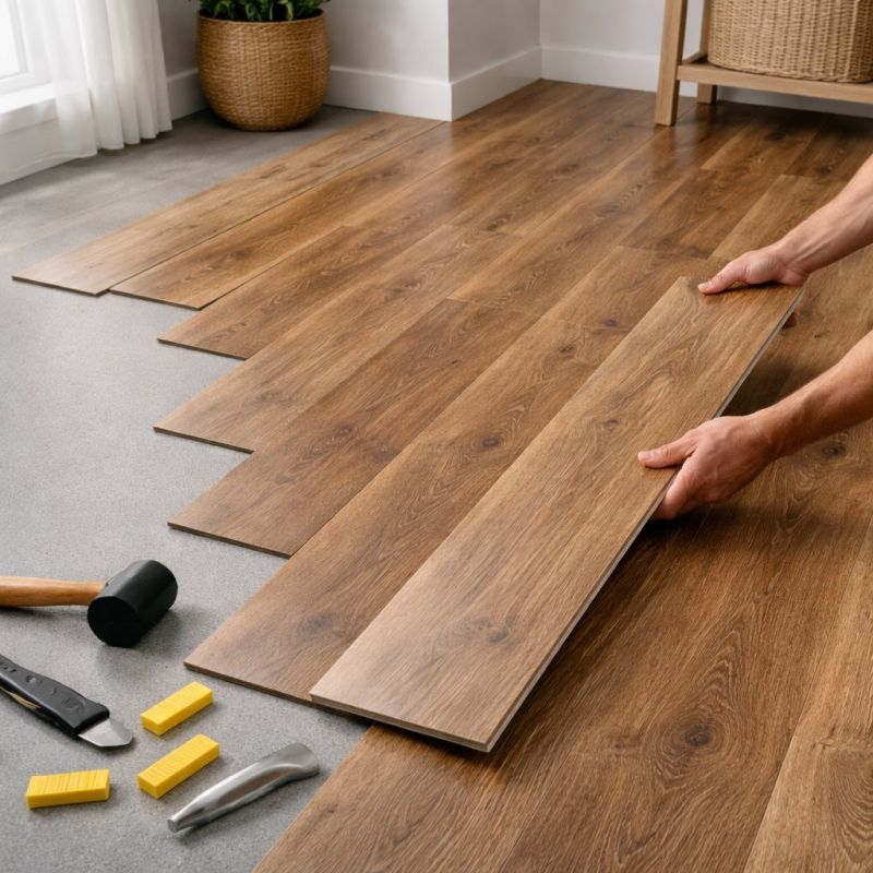 Vinyl Plank Floor Installation in Worcester, MA