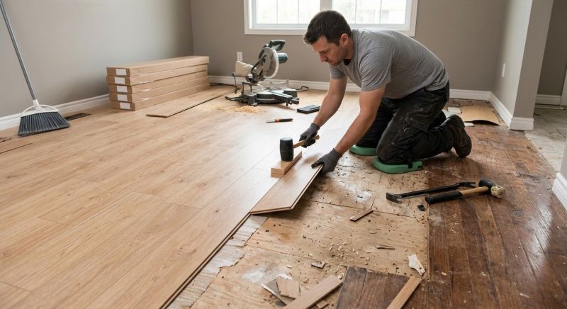 Wood Laminate Installation in Worcester, MA
